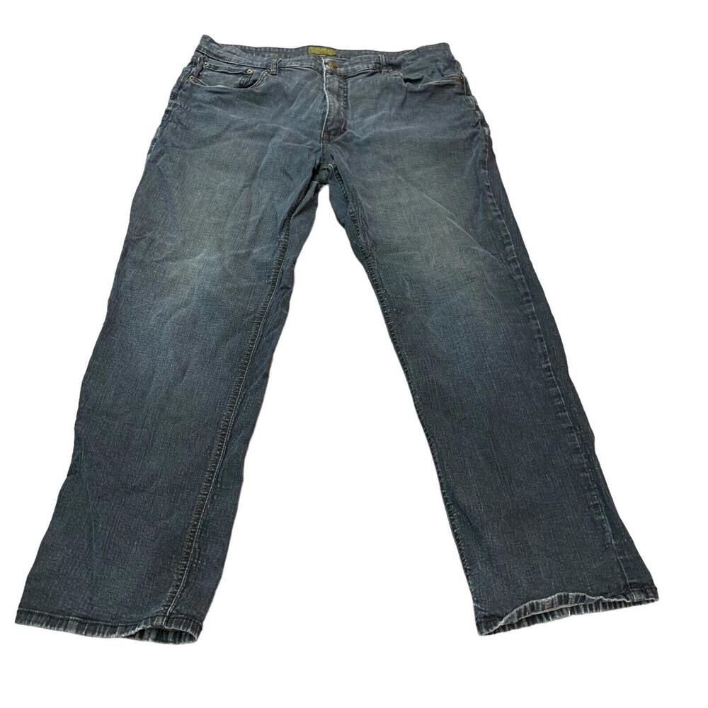 Urban Star Mens Jeans Straight Leg Dark Wash Blue Stretch Denim Size 40x31